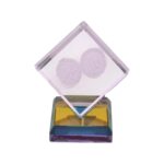 Elegant Allah Muhammad Crystal Cube Showpiece for Car Dashboard & Home Décor | 3D Laser Engraved Glass Islamic Gift | Compact Size 5x4 cm | Premium Reflective Base - Image 6