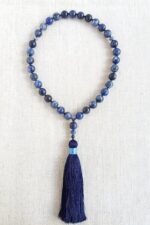 Glossy - Sodalite 8 Mm Stone Beads Tasbih Islamic Salah For Prayer 33 Beads Tasbeeh Salat Prayer For Muslims For Daily Prayer, Ramadan Eid Gift, Muslim Jap Mala Meditation Misbaha,Blue - Image 3