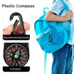 Clip Snap Hook Mini Compass (1 Pc/Mix Design) - Image 5