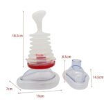 Anti-Choking Device for Adults & Children – Portable Airway Suction Rescue Kit with 2 Masks – Emergency First Aid Tool for Home, School, Restaurant & Travel (1 Pack) - Image 3