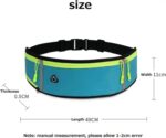 3 Pocket Running Belt, Waterproof Fanny Pack for Women Men, Workout Running Waist Pack Bag with Foldable Water Bottle Holder, Adjustable Running Pouch Phone Holder Accessories - Image 8