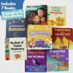 Pidoko Kids Islamic Books for Children - Set of 7 - Prophet Stories, Ramadan, Islamic Vocabulary and More - for 3+ Year Olds - Image 3