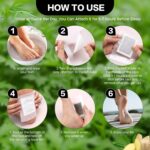 Deep Cleansing Foot Pads for Detox & Relaxation | Natural Ginger & Bamboo Vinegar Patches for Toxin Removal, Pain Relief, Better Sleep & Circulation for Men & Women | (PACK of 1 (10 Pads)) - Image 4