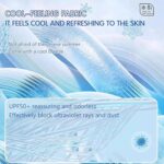 Full Face Mask for Sun Protection, 3D Face Cover for Women, UPF 50+ Summer Face Mask for Women, Breathable Ice Silk Cooling UV, Reusable, driving and hiking - Image 8