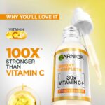 Garnier Vitamin C + Face Serum for Skin Brightening & Anti-Dark Spots|100X Stronger than Vit C |2% Niacinamide 0.5% Salicylic Acid / BHA |Suitable for Oily , Dry , Sensitive Skin |For Men & Women 15ml - Image 5