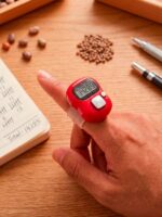 skysia Mini Hand Tally Ring Counter - 5-Digit Digital Finger Counter for Japa, Mantra, Cricket Umpire, Head Count & Exercise | Portable Tally Cricket Umpire Clicker (Pack of 1 Counter with Pouch) - Image 5