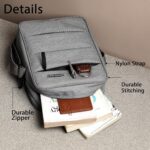 Wooum Crossbody Sling Bag for Men & Women – Water-Resistant Side Shoulder Bag with 2 Main Compartments & Zipper Pockets – Perfect for Office, Travel & Daily Use - Image 7