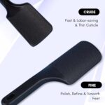 Beauté Secrets 2 Pieces Foot Scrubber, Foot Callus Scrubber, Double-Sided Colossal Foot Heel Scrubber Shaver Rasp Foot File and Callus Remover for Grit Exfoliates Removes Dead Skin - Image 4