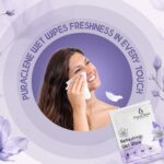 Lavender Wet Wipes – 50 Soft Wipes (Pack of 1) | pH Balanced & Dermatologically Tested | Face, Hand & Body Wipes for Men & Women | Alcohol-Free, Paraben-Free | Travel-Friendly for Daily Use | Christmas Gift Idea - Image 3