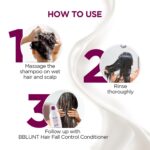 Bblunt Hair Fall Control Shampoo with Pea Protein & Caffeine for Stronger Hair | Reduces Up to 93% Hair Fall | Adds Shine | 300 ml - Image 5