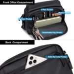 Arctic Hunter Sling Bag for Men Small 2.8L Side Bag Sleek Crossbody Bag for upto 8" iPad Premium Shoulder Bag for Travel Water-resistant Messenger Bag for Office Daily Casual, Black - Image 4