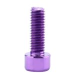4Pcs Aluminum Alloy Bike Water Bottle Cage Bolts Holder Socket Screws Purple| Sports Equipment | Outdoor Sports Gear | Exercise Gear - Image 4