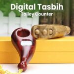 Digital Tasbih Counter with Electronic Tally, Wooden Design with LCD Display, Handheld Prayer Bead Counter for Zikr and Jaap - Image 4