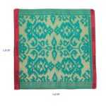 Cloud7 Plastic Aasan Prayer Mat | Outdoor Pooja Mat | Prayer Mat | Sitting Mats | Multi-Colour | Floor Mats | Square Design | Size 1.5 × 1.5 Feet | Set of 6 Pcs. - Image 3