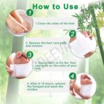 GREEVA Premium Detox Foot Patches 10,Cleansing Toxin Remover Foot Pads,Pain Relief,Stress Relief Sleep Patch For Detoxification,For Men&Women(Pack Of 1=10 Patch) - Image 4