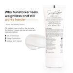 Personal Touch Sunscreen SPF 50 PA+++ for Face | Sunstalker Korea 3 in 1| Lightweight Sunscreen with No White Cast | Non-Greasy, Acne Safe & Oil-Free | With Niacinamide | For Oily & Dry Skin | 50 ml - Image 4