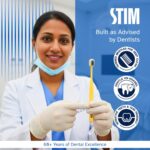 STIM Plus Toothbrush | 4,500+ Ultra-Soft Bristles | Tapered Tips for Sensitive Teeth | Gentle on Gums & Enamel | Adults | Mixed Colors | Toothbrush + Interdental Brush (Pack of 2) - Image 3