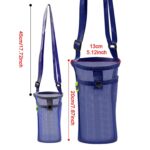 Water Bottle Carrier Trendy Water Bottle Sleeve for Trekking Camping Outdoor Blue| Sports Equipment | Outdoor Sports Gear | Exercise Gear - Image 4