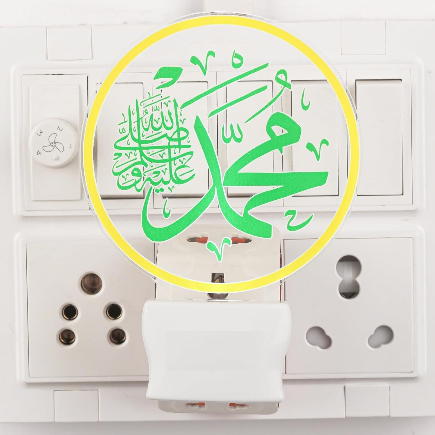 Cloudzy® 3D Design Printed Night Lamp Decorative UV Printed Light Photo LED Unique Lamp Single Color White Light for Temple, Home, Office & Gift… (Saw Islam) - Image 3