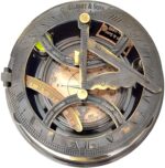 5 inches Large Sundial Compass in Rosewood Case - Best Vintage Gift for Antique Lovers Vintage Functional Marine Brass Magnetic Compass - Image 3
