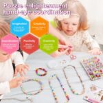 Niwlix Bracelet Making Kit for Girls, Jewellery Making Kit for Kids DIY Bead Set Making, Toys for Girls Age 6-12 Years Old (Rink Bracelet Kit) - Image 4