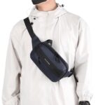 Wildhorn Crossbody Sling Bag for Men | Compact Waist & Chest Bag | Water-Resistant Travel Fanny Pack with Adjustable Strap for Daily Use, Hiking & Outdoor Activities (Blue) - Image 3