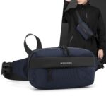 Wildhorn Crossbody Sling Bag for Men | Compact Waist & Chest Bag | Water-Resistant Travel Fanny Pack with Adjustable Strap for Daily Use, Hiking & Outdoor Activities (Blue) - Image 4