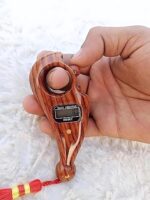 Digital Tasbih Counter with Wooden Prayer Beads, Electronic Zikr and Dhikr Counting Device with LCD Display, Portable Handheld Islamic Prayer Accessory - Image 3