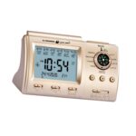 ATORSE Azan Alarm Clock Muslim Azan Alarm Table Clock for Study Room Indoor Bedroom Gold - Image 5