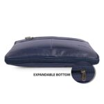 ADISA Laptop Messenger Office Bag Briefcase for Work for Men (LB6050-NAVY) - Image 4