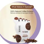 Dr.Rashel Coffee Foot Peel Mask for Dead Skin Removal | Exfoliating Peeling Feet Mask | Foot Hydrating Sock Pedicure Essential | Make Your Feet Baby Soft, Repair Rough Heels - Image 5