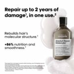 L'Oréal Professionnel Absolut Repair Molecular Sulfate-Free Deep Repairing Shampoo for Damaged Hair - Image 3