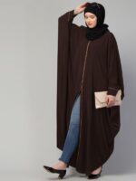 Front Open Kaftan With Pipin Work Made in Premium Nida Matte (Free Size) for Women and Girls - Image 5