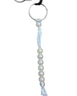 MANBHAR GEMS - 7 Beads Finger Tasbeeh | Saat Daana tasbih for Prayer/Islamic Crystal Stone Mala/Beautiful Tasbih for Muslims for HAJJ and UMRAH | Hand TASBEEH | Pack of 6/White Pack of 6 - Image 3