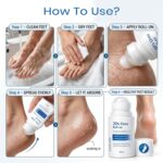 20% Urea Foot Cream Roll On 50ml | For Dry & Cracked Heels | With 5% Lactic Acid, Olive Oil & Vitamin E | Helps Repair and Moisturise Cracked Heels - Image 4