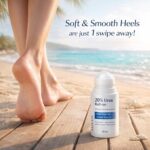 20% Urea Foot Cream Roll On 50ml | For Dry & Cracked Heels | With 5% Lactic Acid, Olive Oil & Vitamin E | Helps Repair and Moisturise Cracked Heels - Image 7