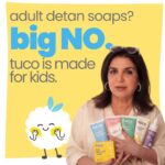 Tuco® Kids Soap Pack of 3+1 (3x75gm+1x75gm) | Dermatologically Tested, Gentle & Nourishing with Natural Vitamin C, Avocado, Marshmallow, Citrus | SLS & Paraben free | Ages 2-5, 5-10, 10-15 - Image 4