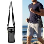 Water Bottle Carrier Trendy Water Bottle Sleeve for Trekking Camping Outdoor Black| Sports Equipment | Outdoor Sports Gear | Exercise Gear - Image 4