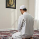 Craftsman White Eid Koofi Kufi Cap Mens Muslim Designer Stretchable Prayer Topi. Ramadan - Image 3
