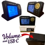 Digital Azan Clock with Automatic Prayer Time Adjustments Including DST and 5 Times Daily Athan Reminder with Alarm for Muslims | Wall & Table Clock 9”x8” (Desktop (Black) Azan Clock) - Image 3