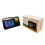 Digital Azan Clock with Automatic Prayer Time Adjustments Including DST and 5 Times Daily Athan Reminder with Alarm for Muslims | Wall & Table Clock 9”x8” (Desktop (Black) Azan Clock) - Image 4