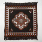 Premium Cotton Pooja Mat for Mandir Temple 2x2 Feet | Soft & Comfortable Prayer Aasan | Anti-Slip Floor Mat for Home, Puja Room & Meditation | Durable & Washable (Set of 2) (Coffee) - Image 5