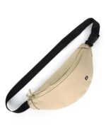 Destinio Waist Bag for Man Woman - Anti Theft, Waterproof Zippers and Back Pocket - Large Travel Waist Pouch, Fanny Pack, Belt & Hip Bag for Hiking, Passport, Gym (Beige) - Image 3