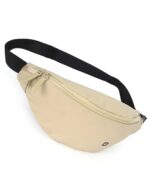 Destinio Waist Bag for Man Woman - Anti Theft, Waterproof Zippers and Back Pocket - Large Travel Waist Pouch, Fanny Pack, Belt & Hip Bag for Hiking, Passport, Gym (Beige) - Image 6