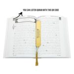 Shaded Quran Text Mushaf with Full Tracing & Bookmark | Ideal Book for Writing and Learning Quran Text | LargeSize;6.6*9.4 inch/17*24cm,Perfect Ramadan,Eid,Umrah Gift for Muslim Women Men Child(Black) - Image 4