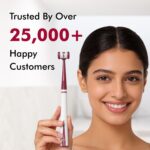 My1brush-3 Sided Toothbrush | Cleans 3 Surfaces at Once | Faster & Deeper Cleaning | Soft Bristles for Sensitive Teeth & Gums | Ideal for Men and Women| Dentist Recommended Oral Care Brush | Last for 1 Year | BPA Free | Maroon - Image 6