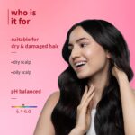 Plum Hibiscus & Ceramides Long & Healthy Shampoo | Hydrates Dry and Damaged Hair, Prevents Split Ends, Repairs Damage |Contains Hibiscus Extracts, Ceramides |100% Vegan | 250ml - Image 4