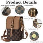 PALAY® Sling Bag for Women Crossbody Bag for Women Phone Bag Stylish PU Leather Mobile Cell Phone Holder Pocket Purse Wallet Mini Shoulder Bags For Mother's Day Gift - Image 5