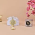 HADIYAH Premium Customisable 100 Beads Crystal Tasbeeh | with Name or Bismillah | White - Image 3