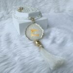 HADIYAH Premium Customisable 100 Beads Crystal Tasbeeh | with Name or Bismillah | White - Image 4